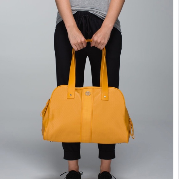 Lululemon Two Times a Yogi Bag Burnt Gold - Picture 1 of 16